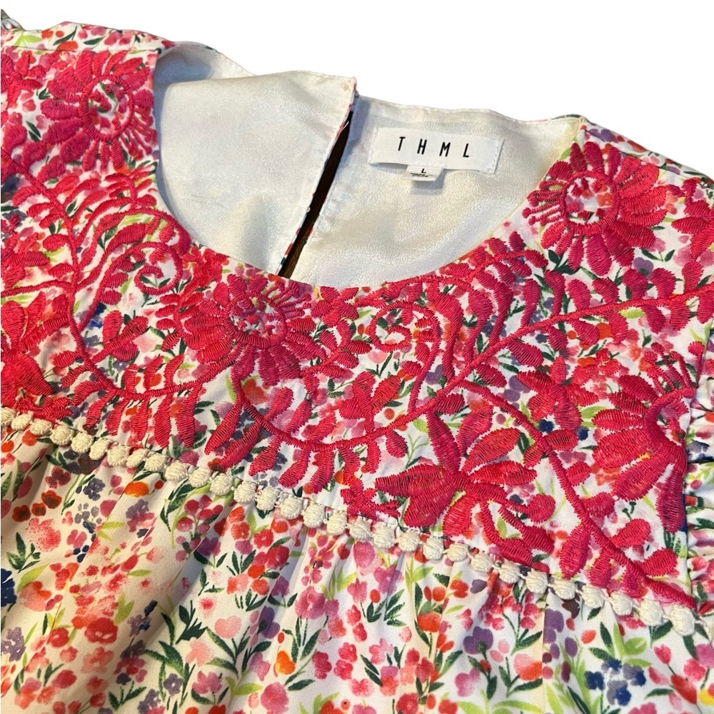 THML Floral Dress size L - Picture 3 of 7